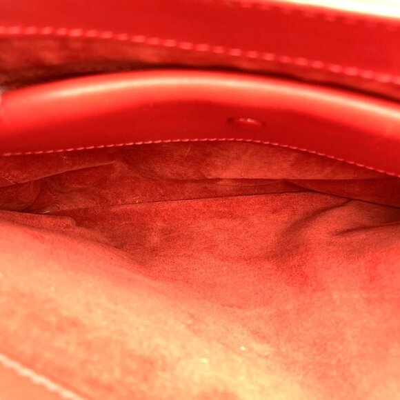 GUCCI Red Leather Bag - Picture 8 of 13